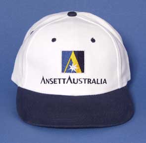 BASEBALL CAP (White crown / Navy peak) BASEBALL CAP (White crown / Navy peak)
